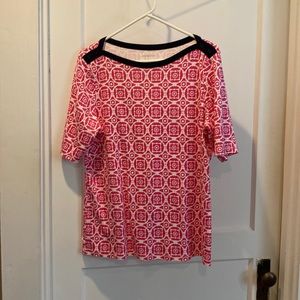 Womens Kim Rogers short sleeved top. Size XL